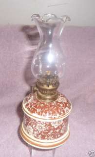 Vintage Miniature Oil Lamp Japan  