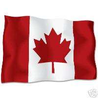 CANADA Canadian Flag car bumper sticker decal 6 x 4  