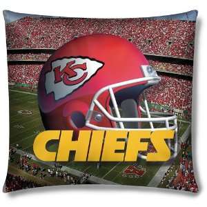  Kansas City Chiefs NFL Photo Real Toss Pillow (18x18 