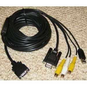   long Monitor Cable 5 Meters (16.4 feet), Old Version, 20 Pin