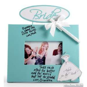  Bride Advice Frame with Marker