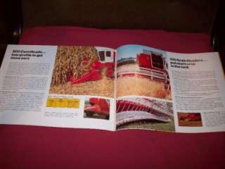 1978 International 715 Combine Advertising 12 Page Brochure  