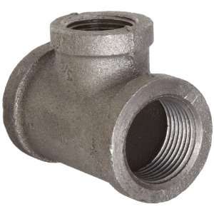 Anvil 8700122008, Malleable Iron Pipe Fitting, Tee, 1 1/4 x 3/4 x 1 