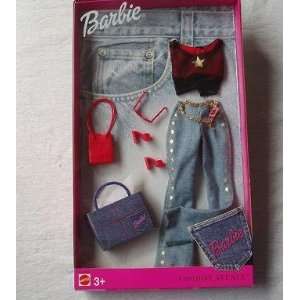  Barbie Fashion Avenue Western Denim Outfit: Toys & Games