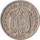 1937 Ecuador 1 Sucre Coin KM#78.1 One Year Type
