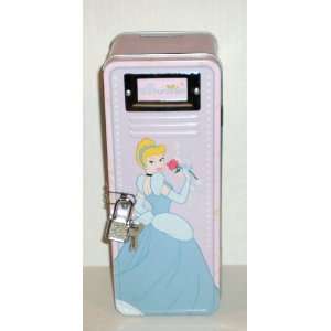    Disney Princess Locker Tin Bank with Lock and Keys: Toys & Games