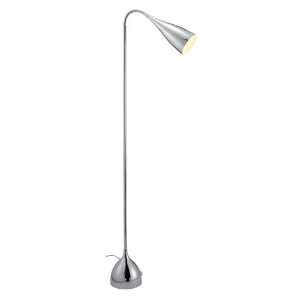  Adesso 6501 22 Search 1 Light Floor Lamps in Chrome: Home 