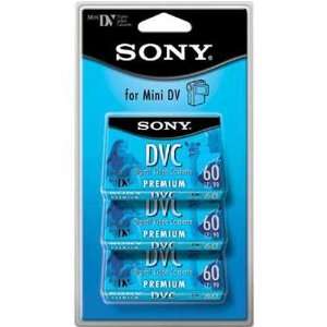   Sony Mini DV Cassettes (DVC) Premium Series ( 3 Pack )