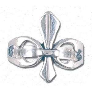  Solid Sterling Silver Fleur de lis Ring Please specify 