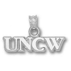   Seahawks Solid Sterling Silver UNCW Pendant