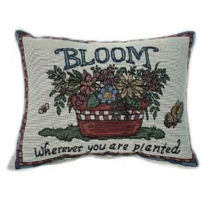  American Mills Bloom Where Planted 10 by 13 Pillow, Set of 