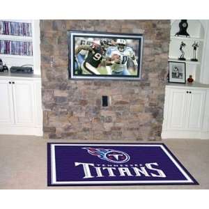  Tennessee Titans NFL Merchandise   Area Rug 5 X 8