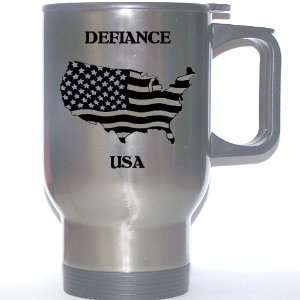   : US Flag   Defiance, Ohio (OH) Stainless Steel Mug: Everything Else