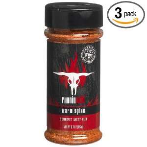 Runnin Wild Foods, Inc. Warm Spice Meat Rub, 5.7 Ounce Bottles (Pack 