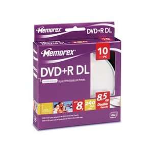 O MEMOREX O   Disk   DVD+R Double Layer   8.5GB   10 