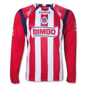  Chivas 10/11 Home LS Soccer Jersey: Sports & Outdoors