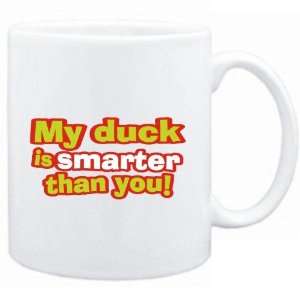   Mug White  My Duck is smarter than you  Animals