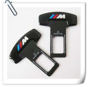 BMW  ///M Emblem Eliminate Alarm Seat Belt Buckle Clasp Insert Plug 