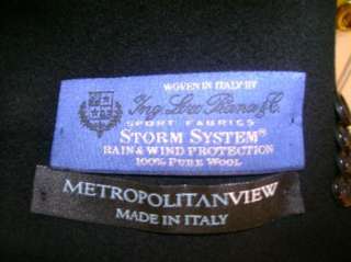 Loro Piana Storm System Wool Coat NWT Retail $895.00  