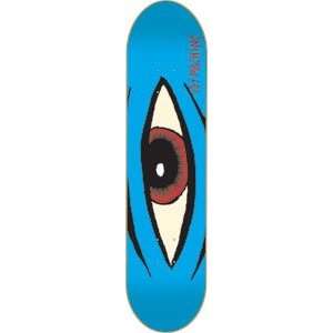  Toy Machine Sect Eye Skateboard Deck   8.25 Neon Blue 