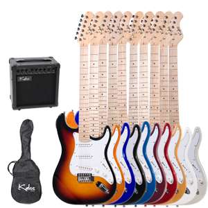 Kalos Electric Guitar Pack 39 Full Size w/ 15W AMP  