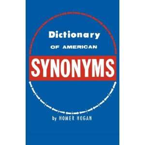  Dictionary of American Synonyms (9780806529189) Homer 
