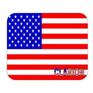  US Flag   Clarion, Pennsylvania (PA) Mouse Pad Everything 