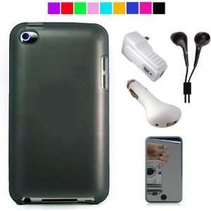  Scratch Proof Silicone Case for iPod Touch 4G + Mirror 