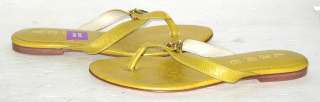 LAMB Guy Yellow Leather Thong Sandal Woman Shoes Sz 6.5  