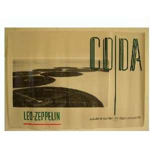 Led Zeppelin Poster Coda Cover Image Swan Song