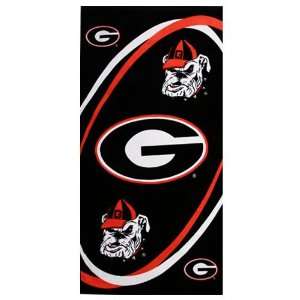  Georgia Bulldogs Beach Towel