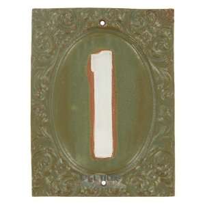  Victorian house numbers   #1 in pesto & marshmallow: Home 