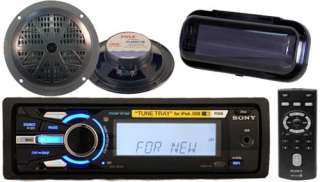 New Sony DSXMS60 Marine MP3 iPod AM/FM Radio Stereo 2  Speakers 