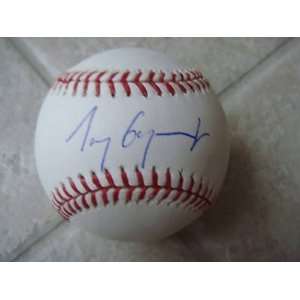  Tony Gwynn Autographed Ball   Jr Official Ml Sports 