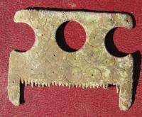 Authentic Ancient VIKING BRONZE Artifact   COMB Y45  