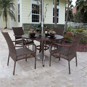   PC SET 604 DACSLAT Grenada Patio Slatted Patio, Lawn & Garden