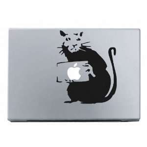  Banksy Rat Macbook Decal Mac Apple skin sticker 