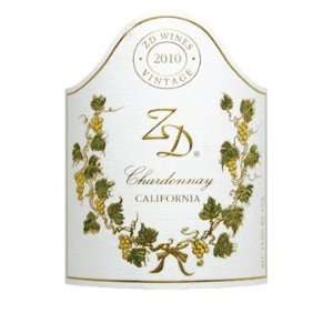    2010 ZD Chardonnay California 750ml Grocery & Gourmet Food