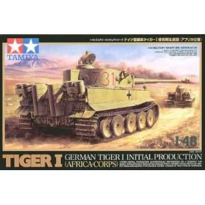 Tiger I Initial Production Tank Africa Corps 1 48 Tamiya 