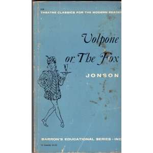  Volpone or the Fox Ben Jonson Books