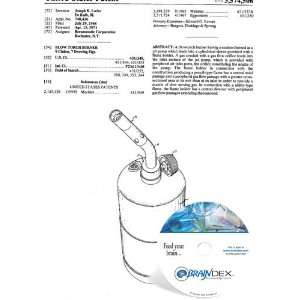  NEW Patent CD for BLOW TORCH BURNER 