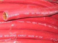 30 3/0 WELDING CABLE RED COPPER BATTERY WIRE USA NEW  