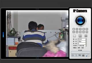   High Speed Dome IP Camera Internet Security Monitor with In  