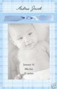 NEW Gartner Baby Boy Photo Announcement Kit 50ct NIB  