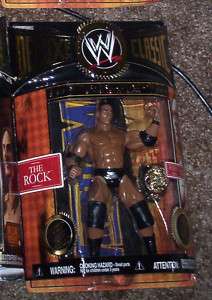WWF WWE DELUXE CLASSIC 1 THE ROCK ACTION FIGURE NEW!  
