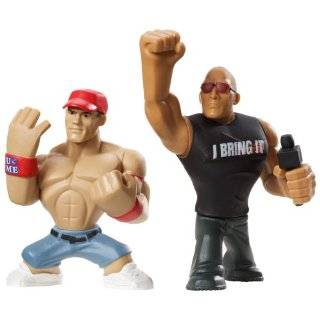 WWE Rumblers The Rock and John Cena Figure 2 Pack