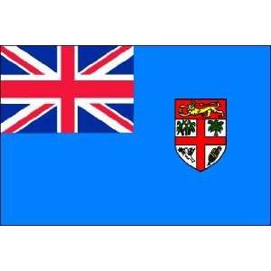  3 x 5 Feet Fiji Poly   outdoor International Flag Made in 