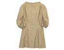   VUITTON COUTURE QUALITY BEIGE COTTON CHINO RUNWAY DRESS~34/S  