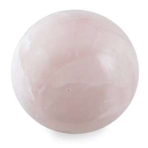  Rose quartz crystal ball