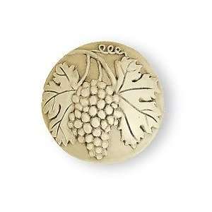   Knob   Ivory Carved Grape & Leaf 42mm L PN1745 IVR C